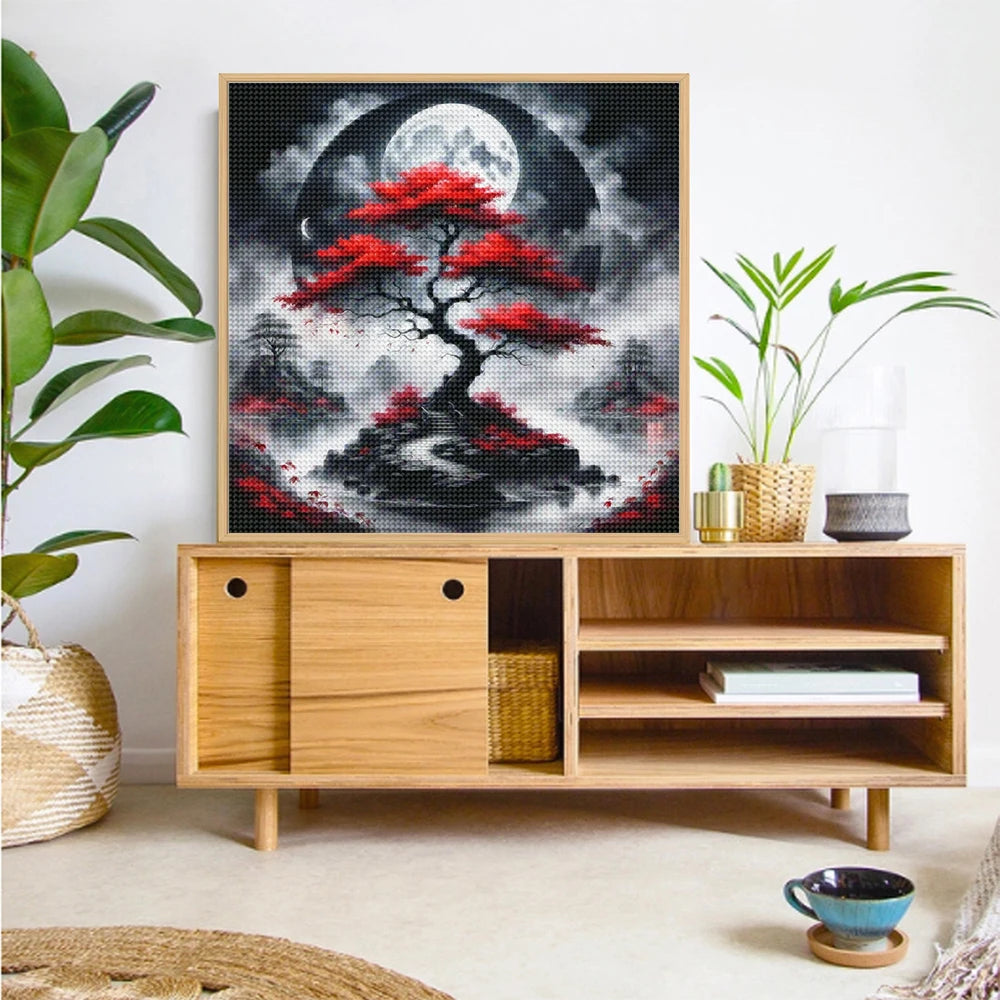 Moonlit Enchanted Tree Diamond Painting Kit