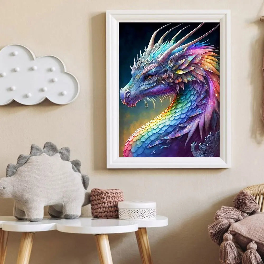 Prismatic Dragon Diamond Painting Kit