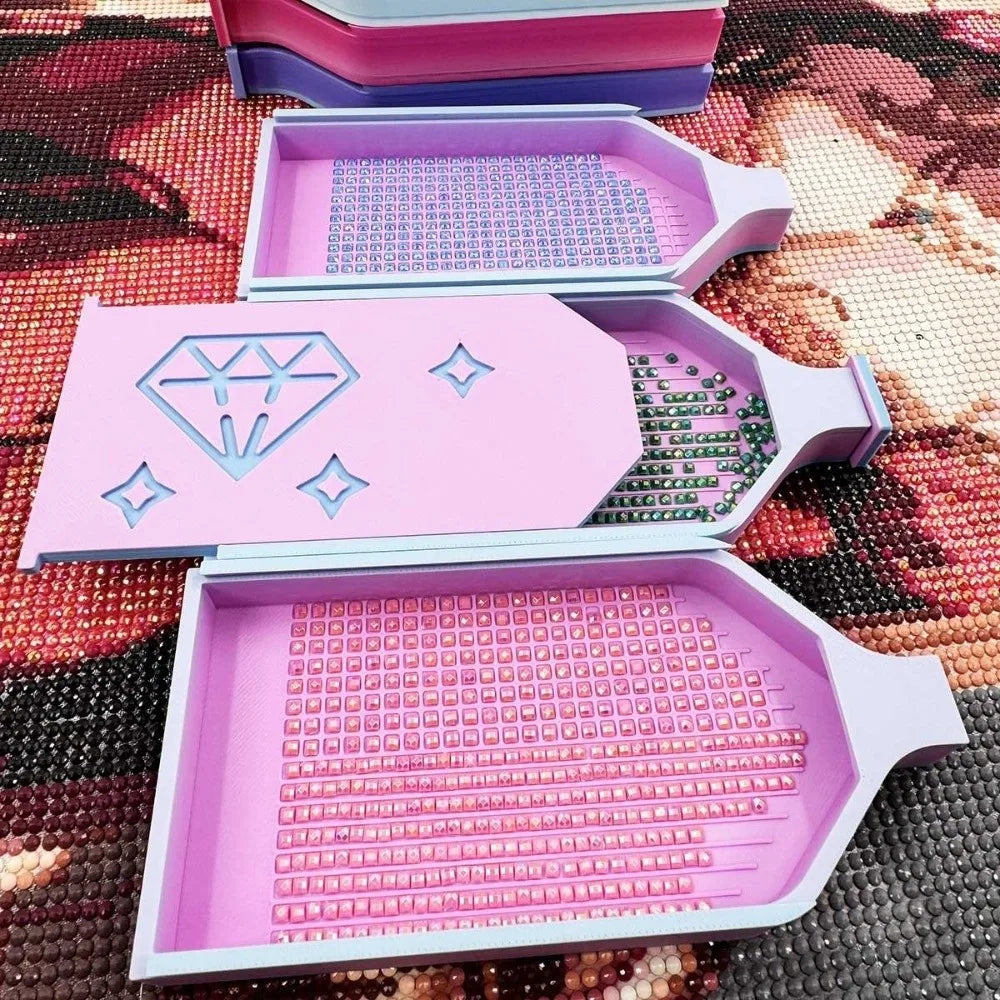 Prism Sort – Lidded Diamond Painting Tray