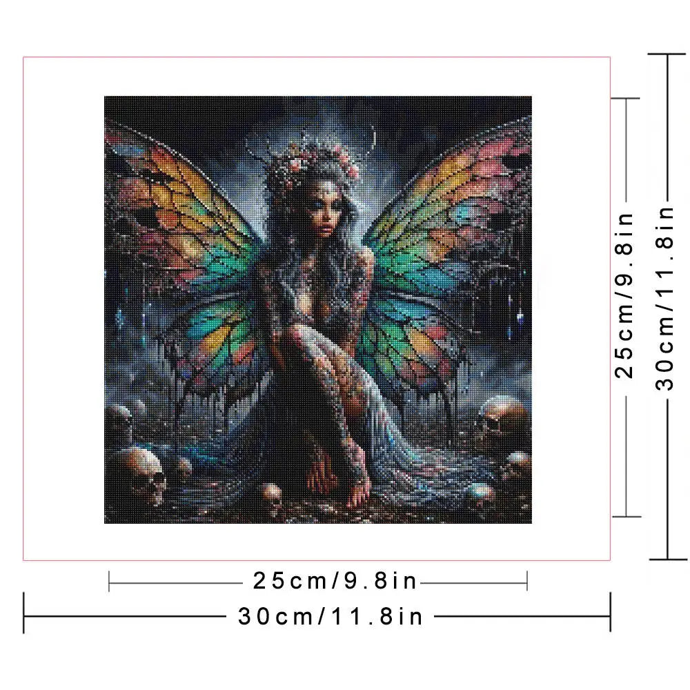 Twilight Wings – Gothic Fairy Diamond Painting Kit
