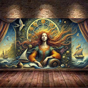Forest Reverie – Woman & Horses Diamond Painting Collection artwork design EMG14010