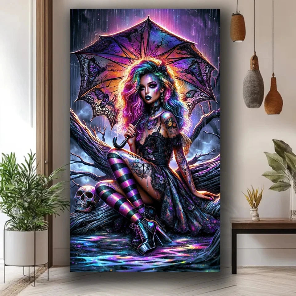 Twilight Goddess – Gothic Fairy Diamond Painting Kit