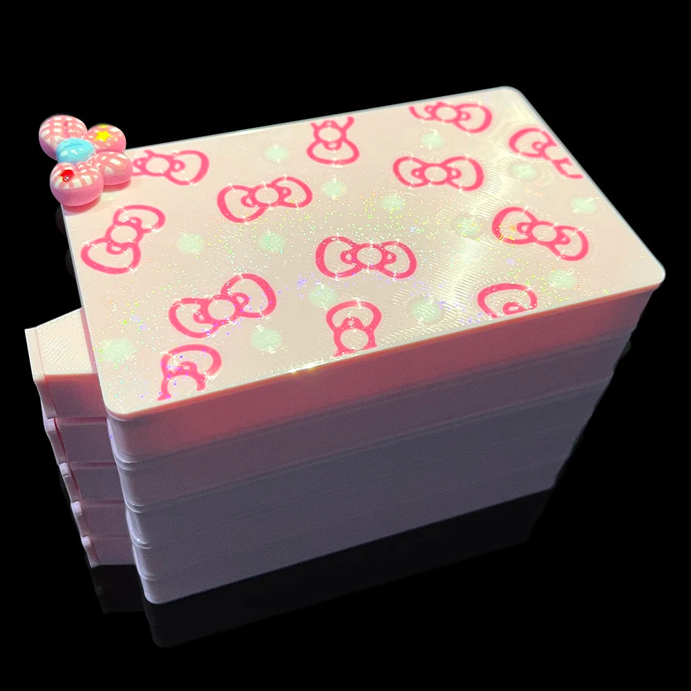 Blush Bow – Magnetic-Lid Diamond Painting Tray