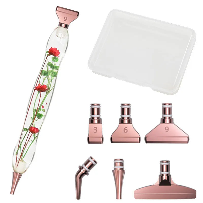 Botanical Spark – Resin Diamond Painting Pens & Tray — Rose 1 included in Botanical Pick & Place Bundle