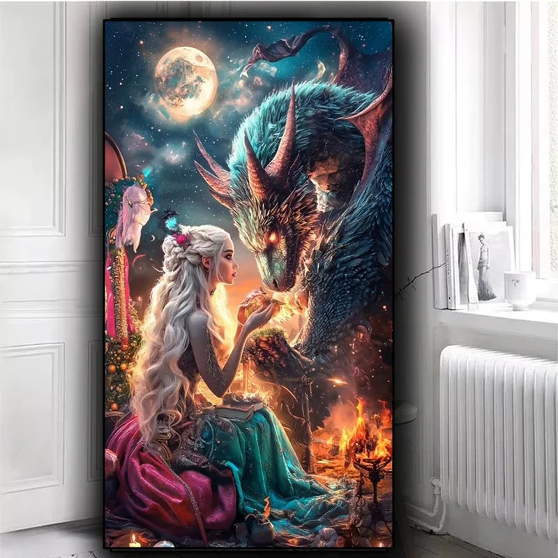 Dragon Queen Fantasy Diamond Painting Collection