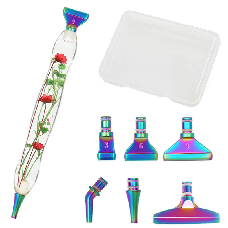 Botanical Spark – Resin Diamond Painting Pens & Tray