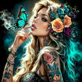 Rose & Reverie – Butterfly Muse Diamond Painting Kit