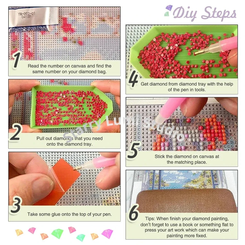 Fallen Grace – Demon Angel Diamond Painting Kit