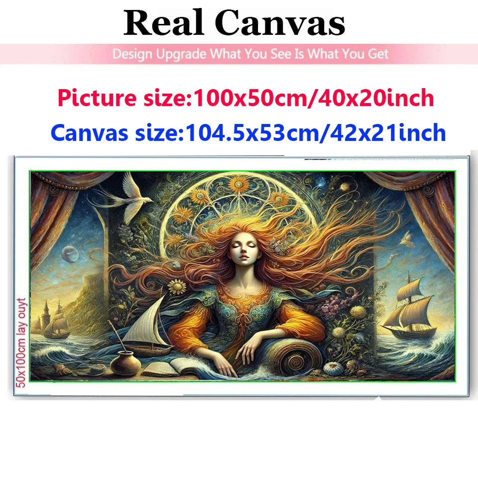 Forest Reverie – Woman & Horses Diamond Painting Collection