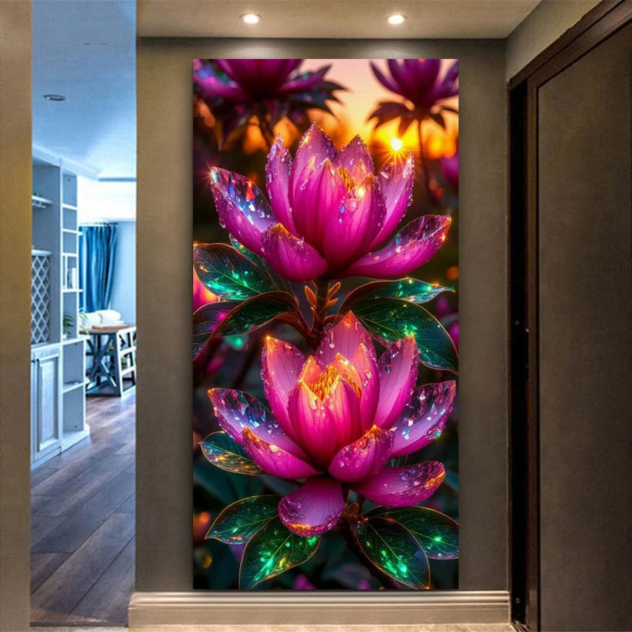 Petal Symphony – Floral Diamond Painting Collection