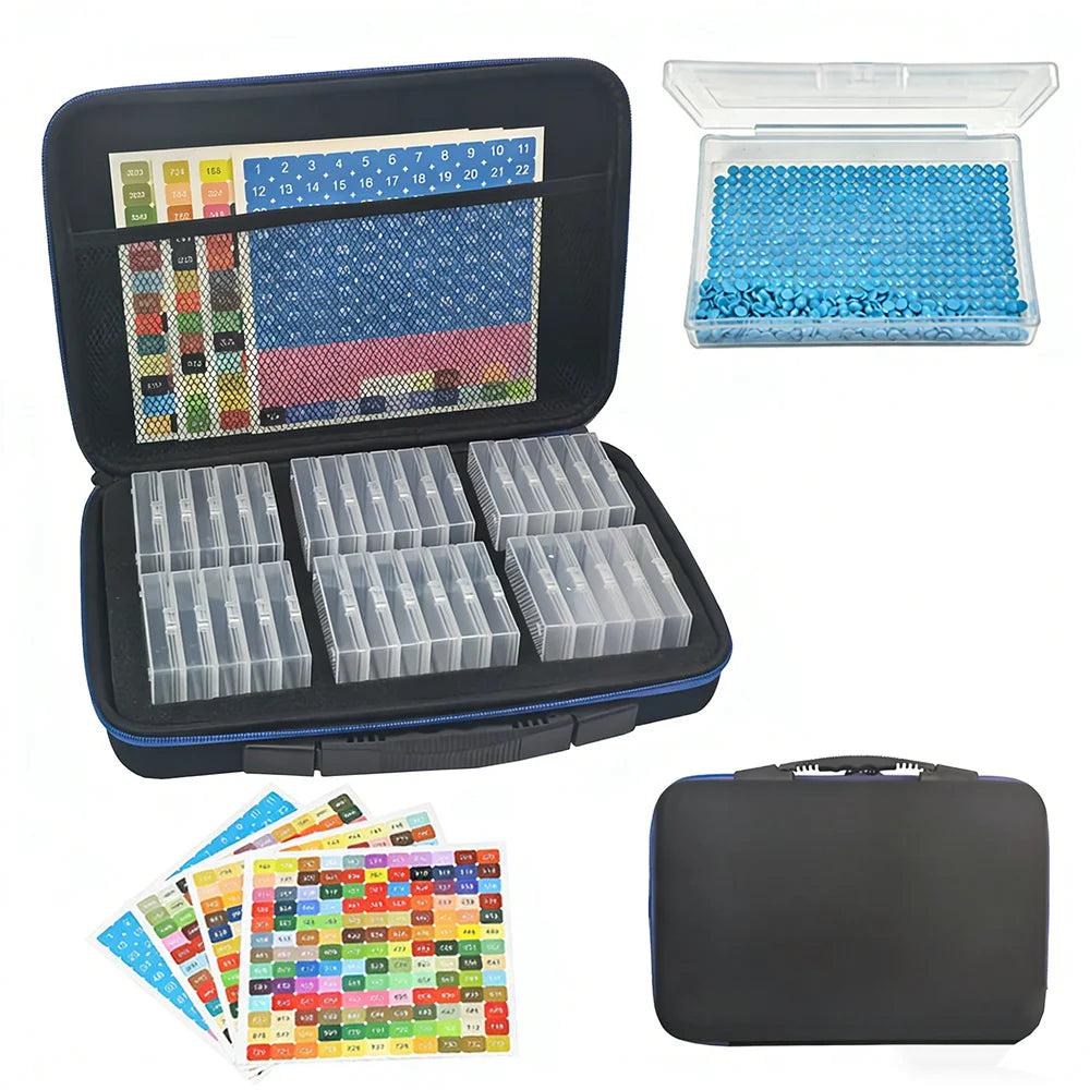 Color Keeper – 32 & 64 Tray Diamond Painting Organizer