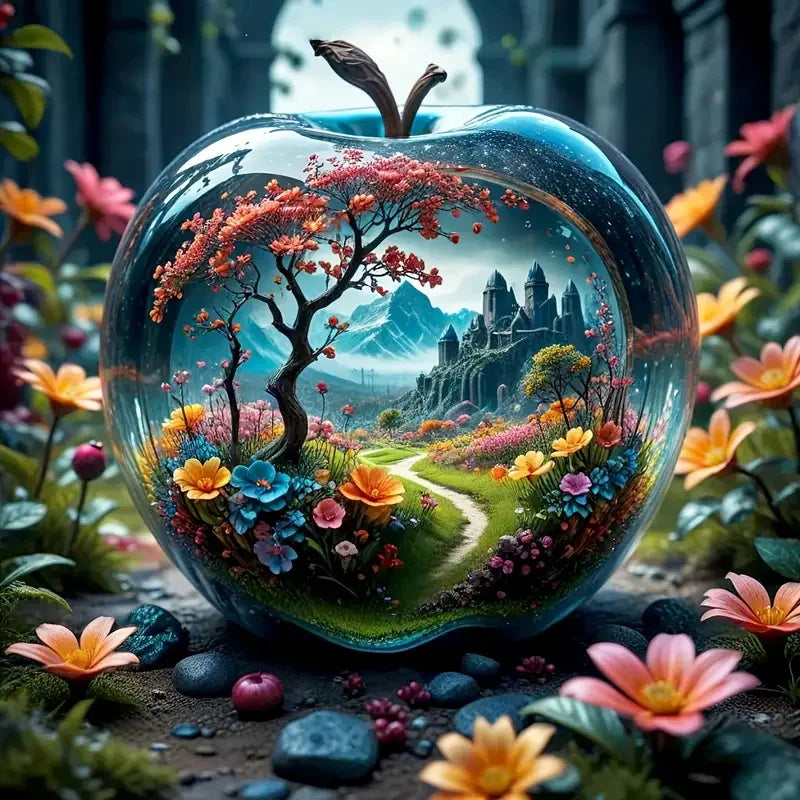 Enchanted Worlds – Glass Landscape Diamond Painting Collection