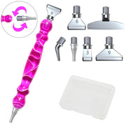 TwistTip Resin Diamond Painting Pen – Metal or Plastic Tip Options option D Purple Metal Tip