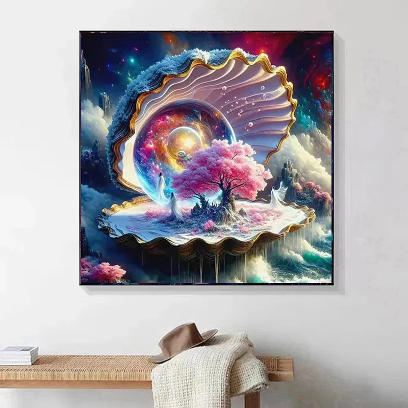 Seashell Falls Crystal, AB & Fairy Dust Diamond Painting Collection