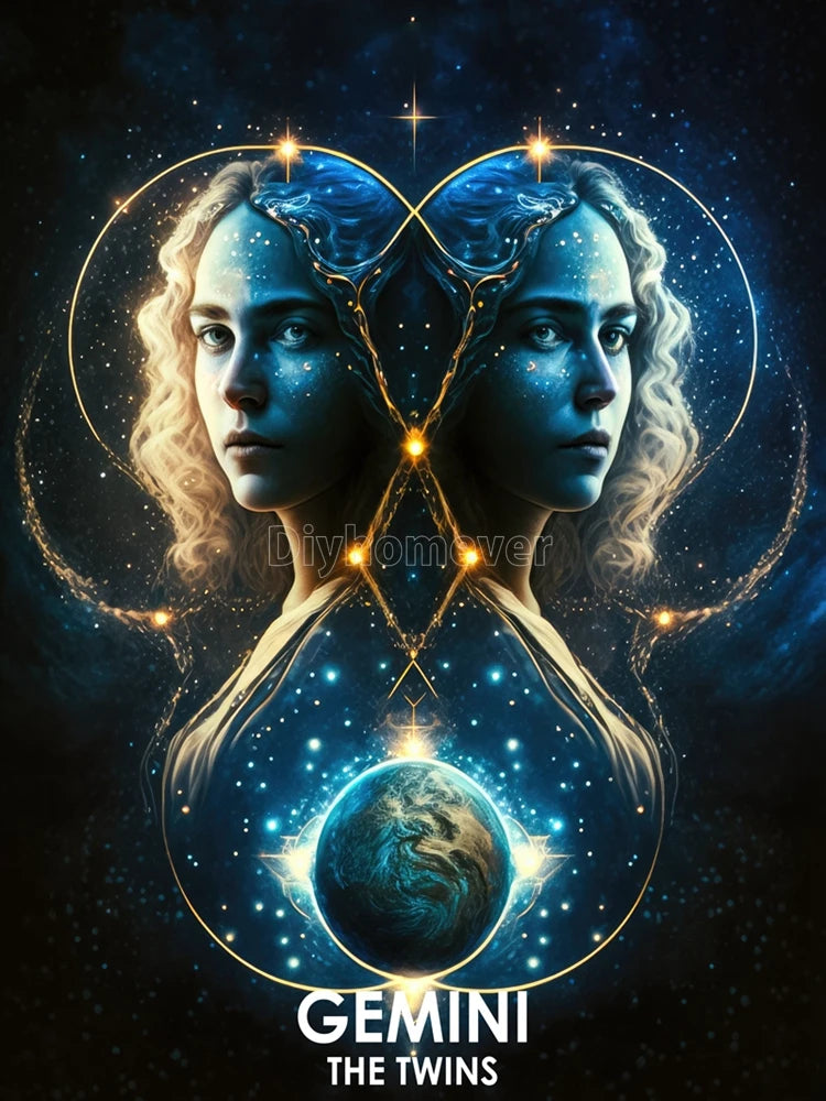 Starlit Signs – Zodiac Diamond Painting Collection