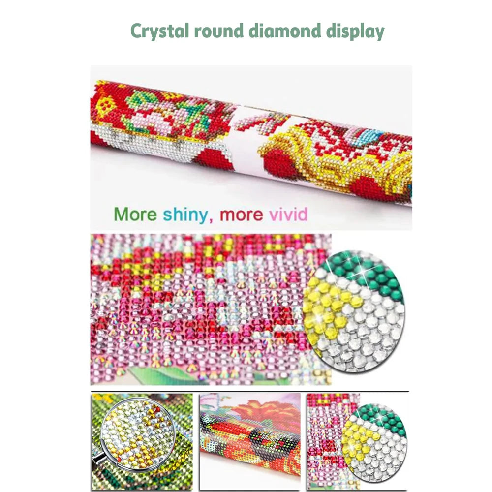 Rainbow Radiance Lion Diamond Painting Kit