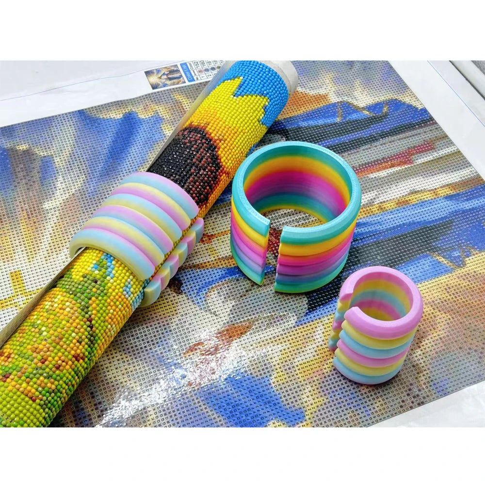 Rainbow Roll Diamond Painting Canvas Holder