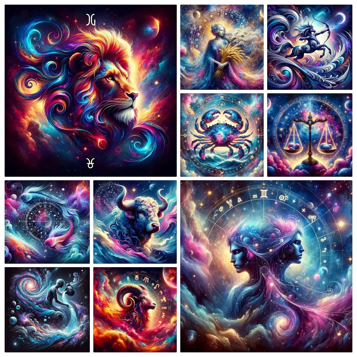 Celestial Zodiac Collection Diamond Painting Kit