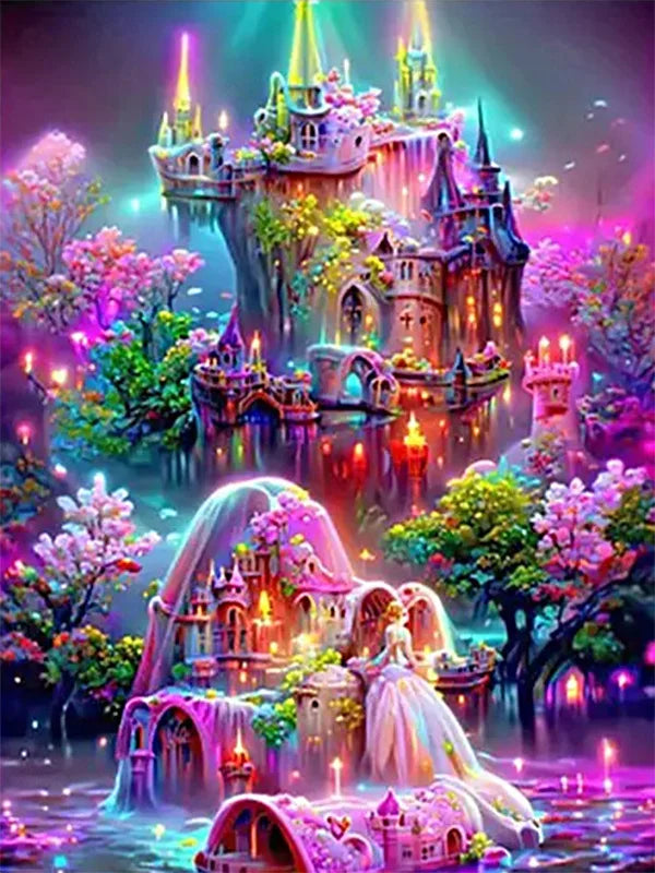 Fairytale Hideaways – AB & Fairy Dust Castle Collection Diamond Painting Kit