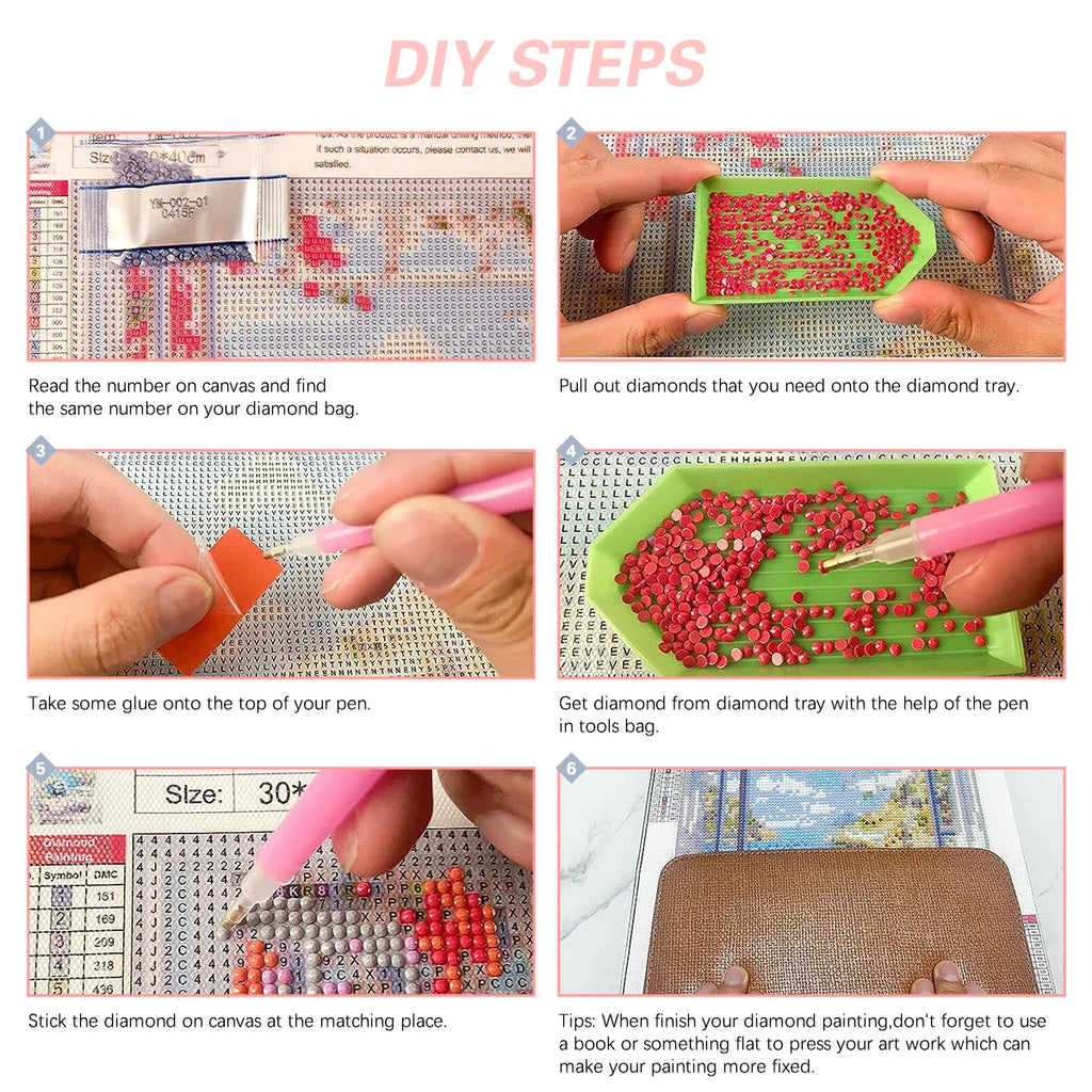 Storybook Library Diamond Painting Kit