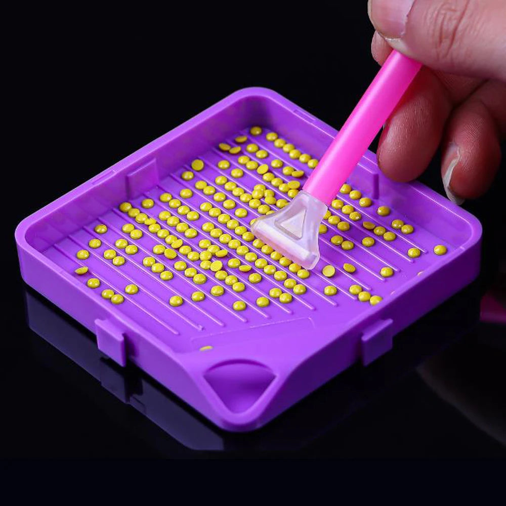 Stack & Sort – 3-Piece Interlocking Diamond Painting Trays