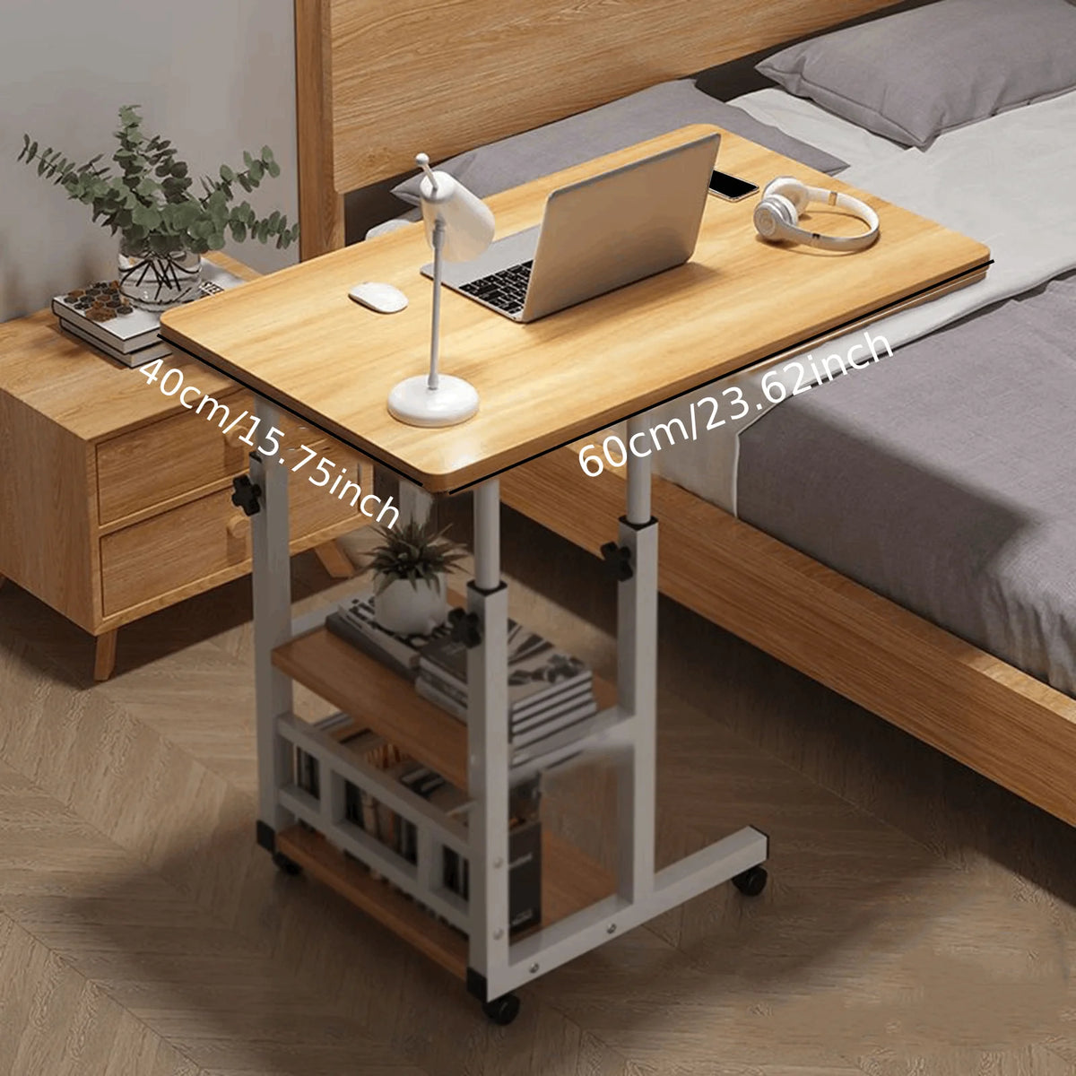 CraftSide Rolling Diamond Painting Table with Storage