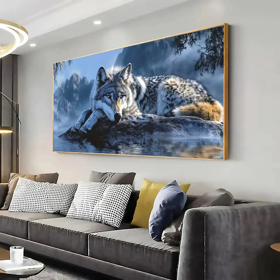Alpine Watch Wolf Diamond Painting Kit