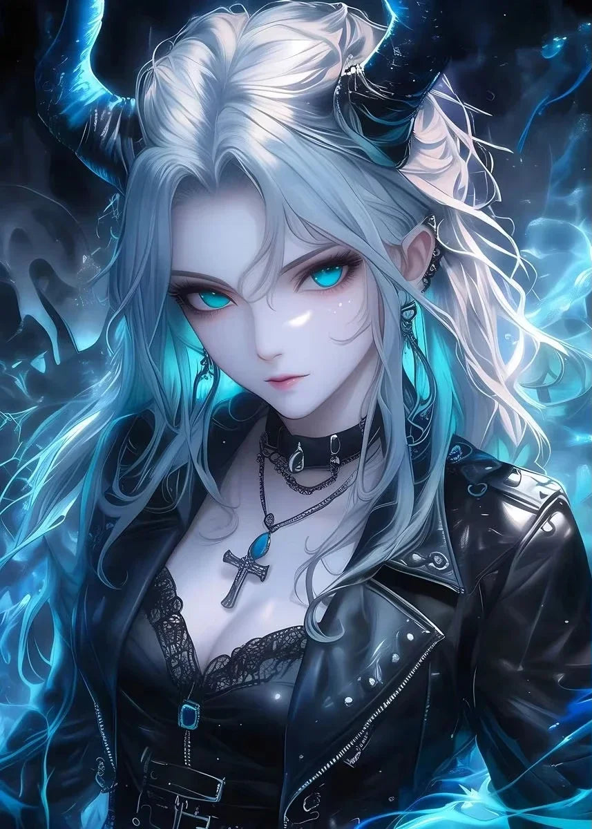 Moonlit Misfits – Gothic Girl Collection Diamond Painting Kit