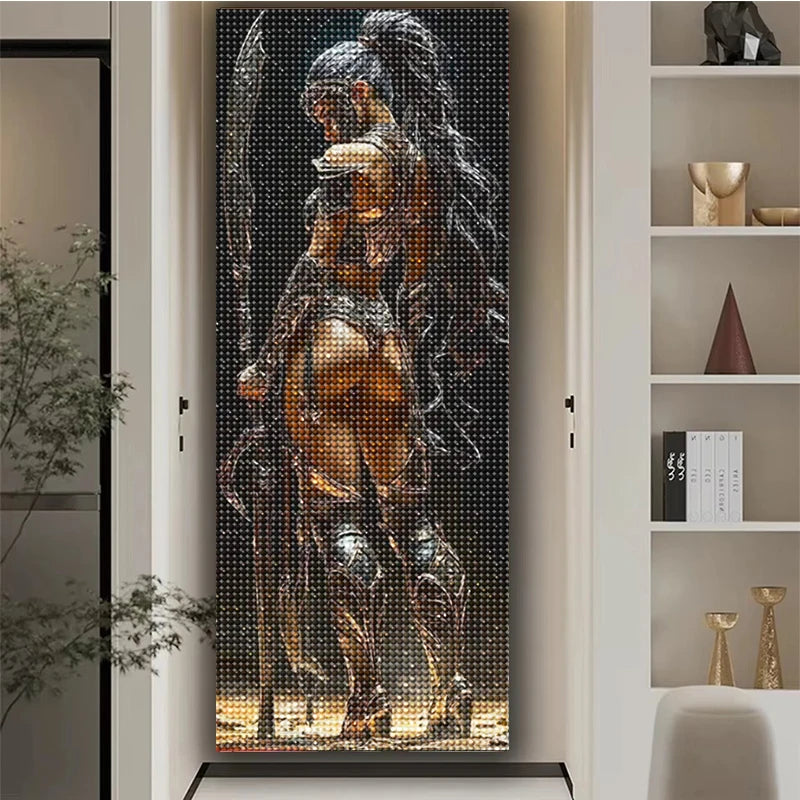 Warrior’s Resolve – Fantasy Warrior Diamond Painting Kit