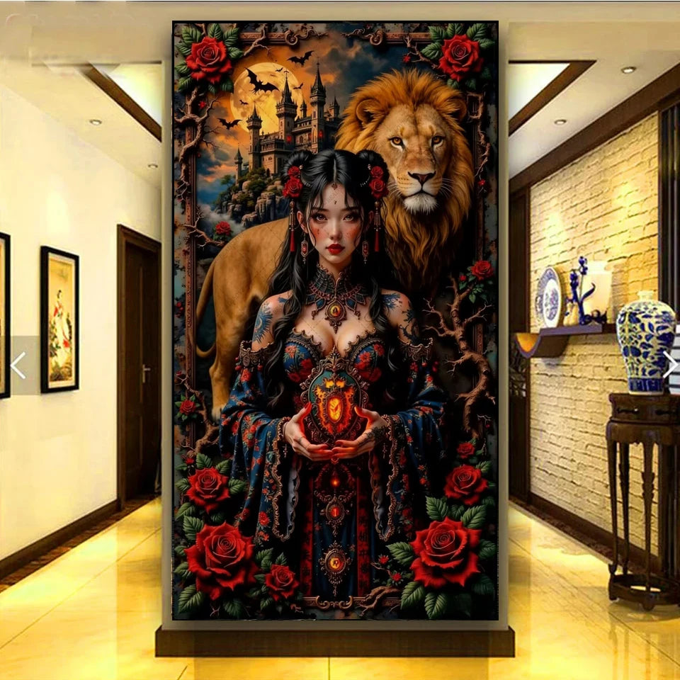 Rosebound Guardians Collection Diamond Painting Kit