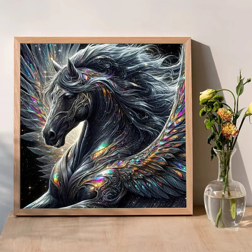 Obsidian Dream Horse Diamond Painting Kit
