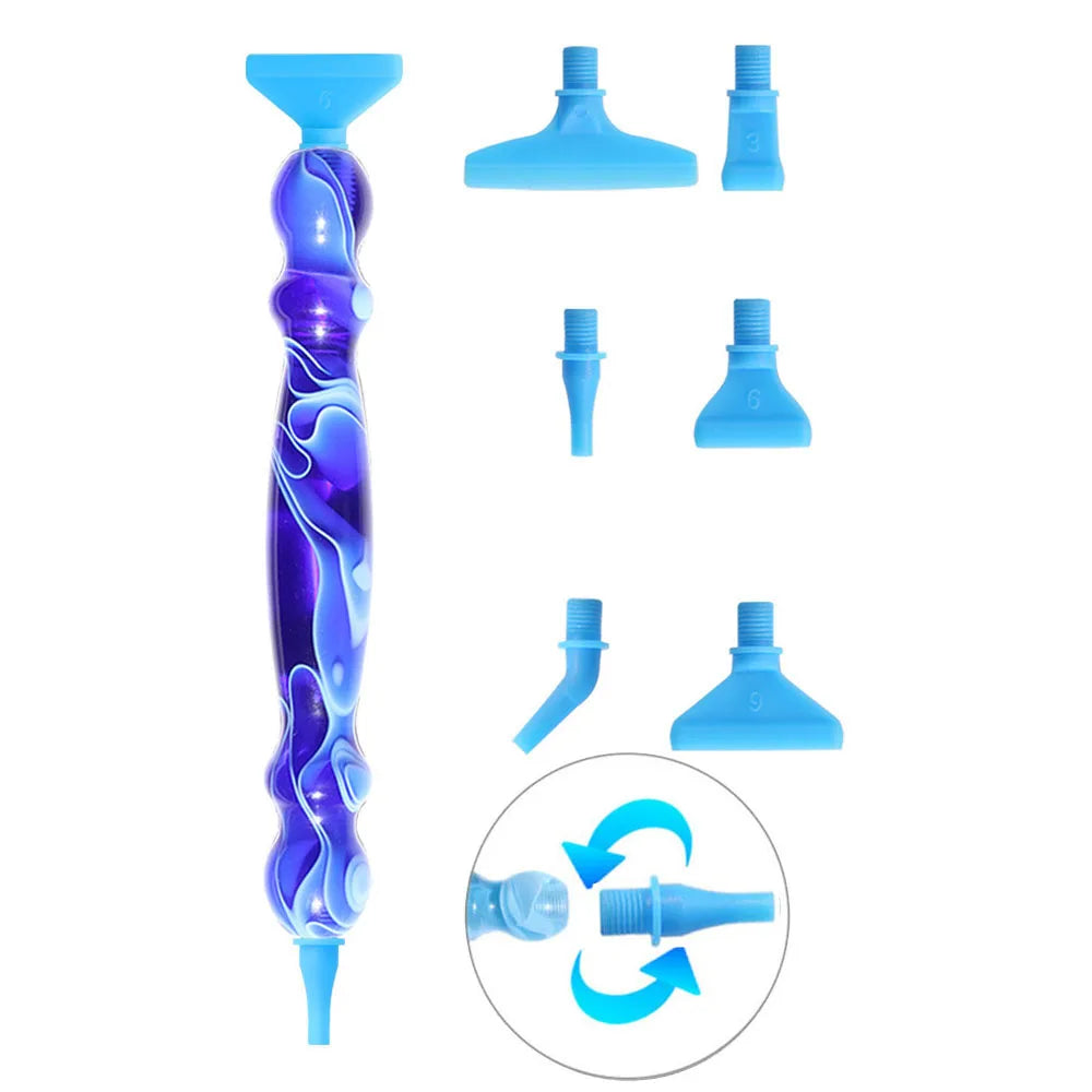 TwistTip Resin Diamond Painting Pen – Metal or Plastic Tip Options