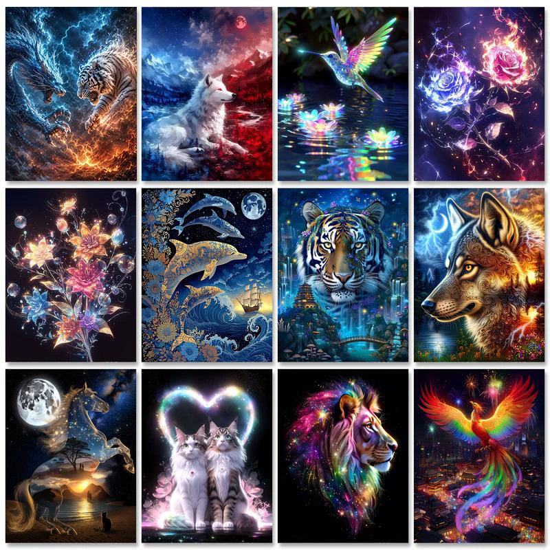 Cosmic Wonders Diamond Painting Collection – 12 Designs