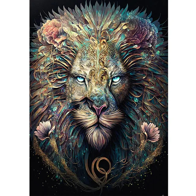 Regal Lion Fantasy Collection Diamond Painting Kit