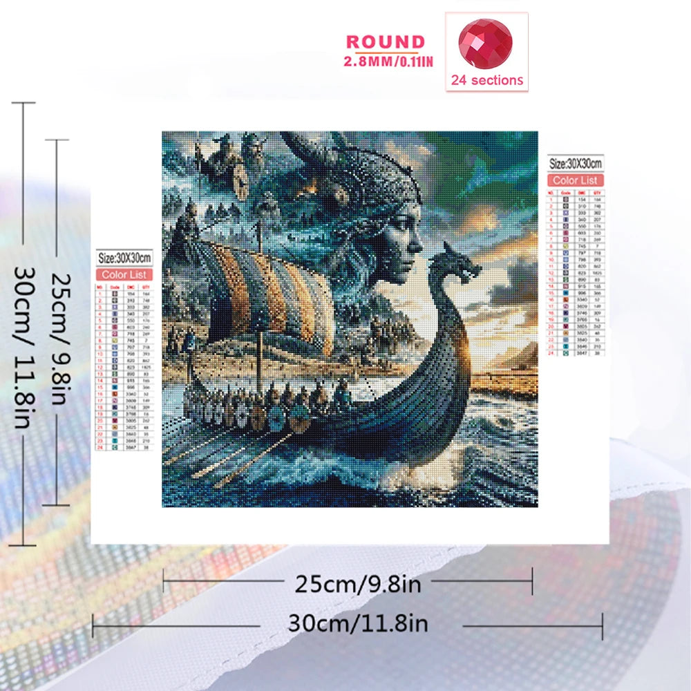 Viking Voyage Diamond Painting Kit