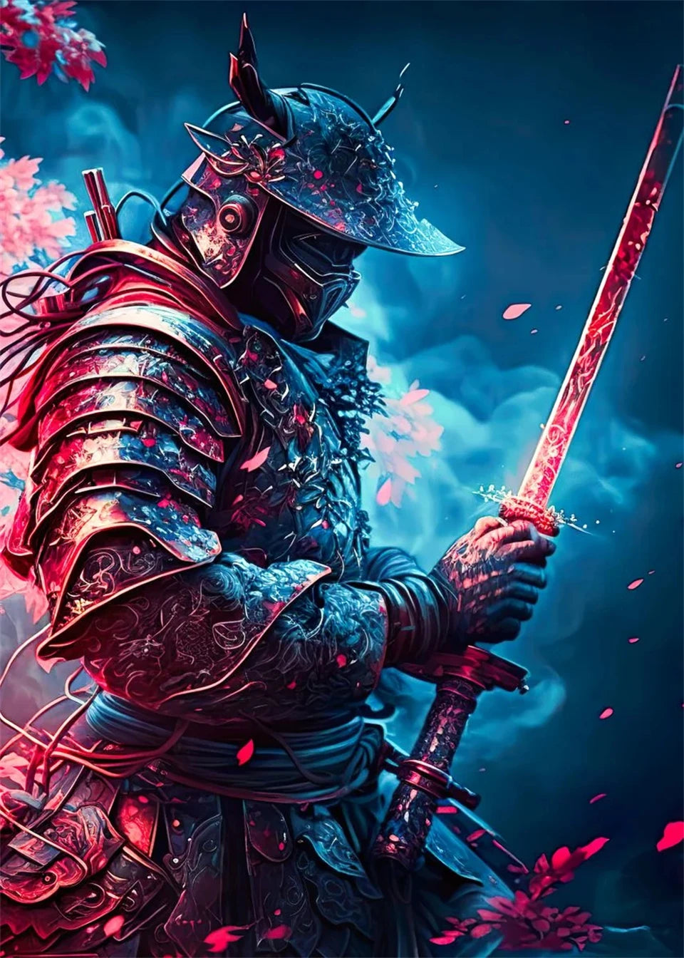 Sakura Warriors – 120-Color Diamond Painting Collection