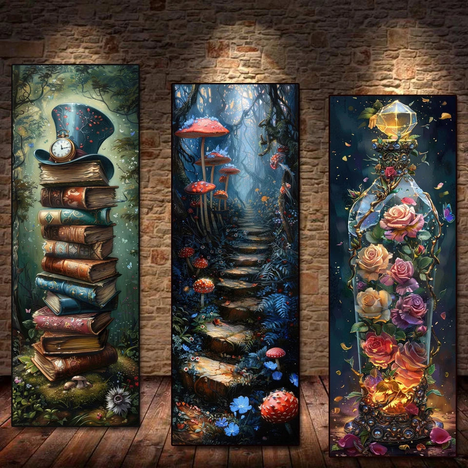 Pages of Wonder – Fantasy Book Diamond Painting Collection