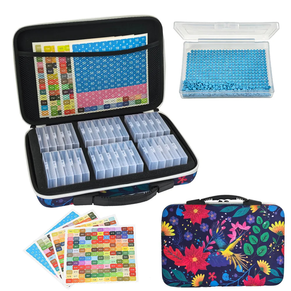 Color Keeper – 32 & 64 Tray Diamond Painting Organizer