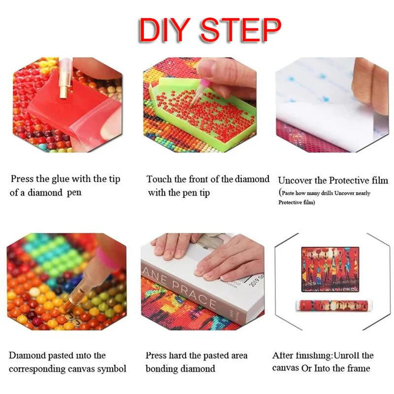Crimson Enchantment – Red Demon Diamond Painting Kit