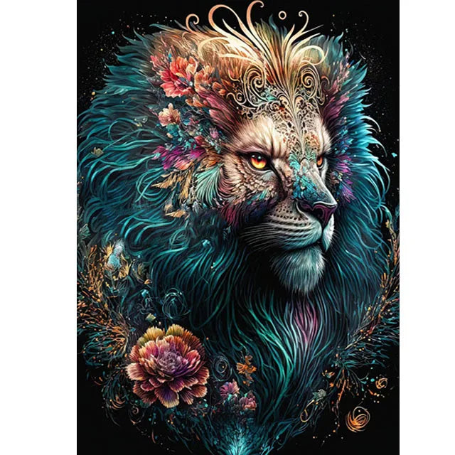 Regal Lion Fantasy Collection Diamond Painting Kit