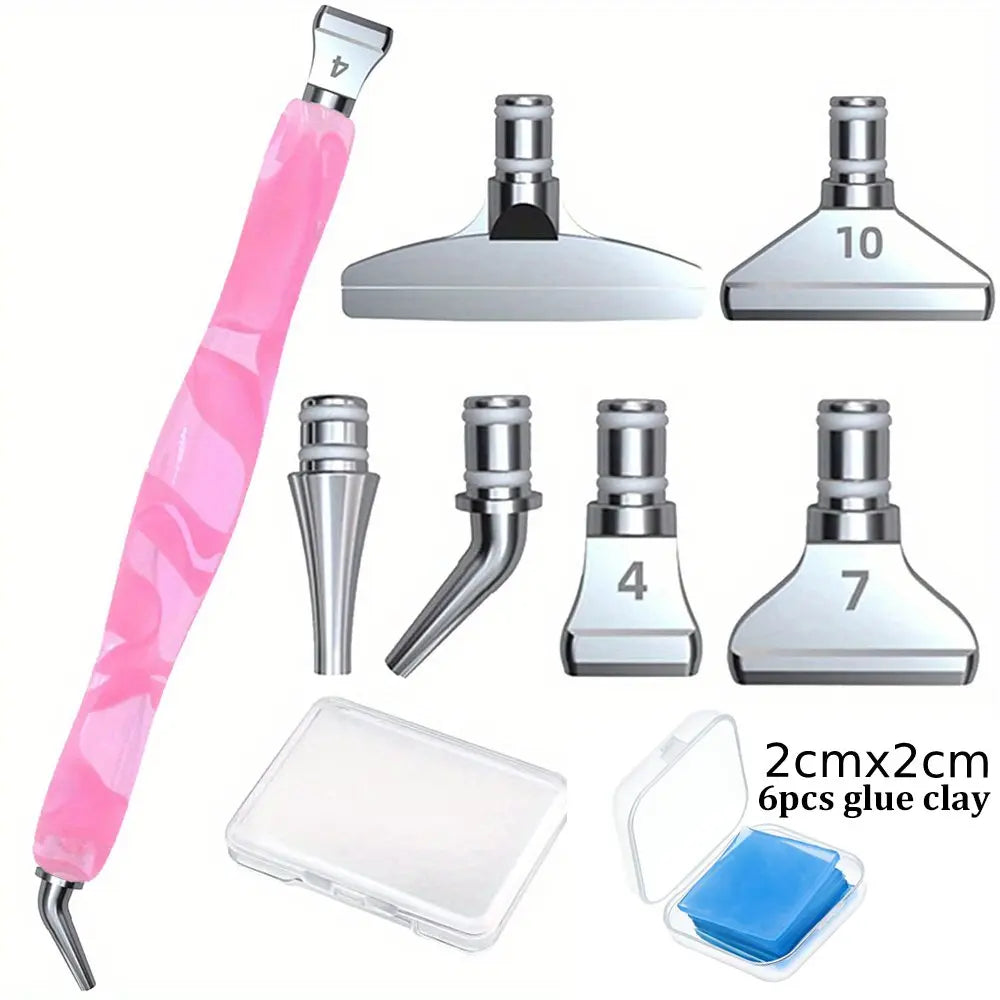 SparkCraft Resin Diamond Painting Pen & Metal Tip Set