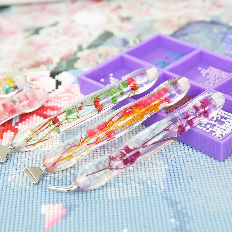 Botanical Spark – Resin Diamond Painting Pens & Tray