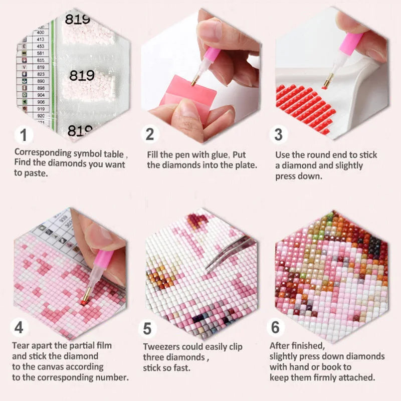 Wild Bloom Animal Collection Diamond Painting Kit