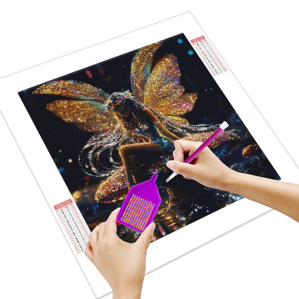 Gossamer Glow – Butterfly Fairy Diamond Painting Kit