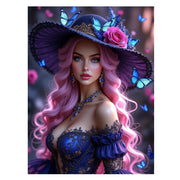 Bloom & Butterfly Portrait Collection Diamond Painting Kit artwork design PDL5671