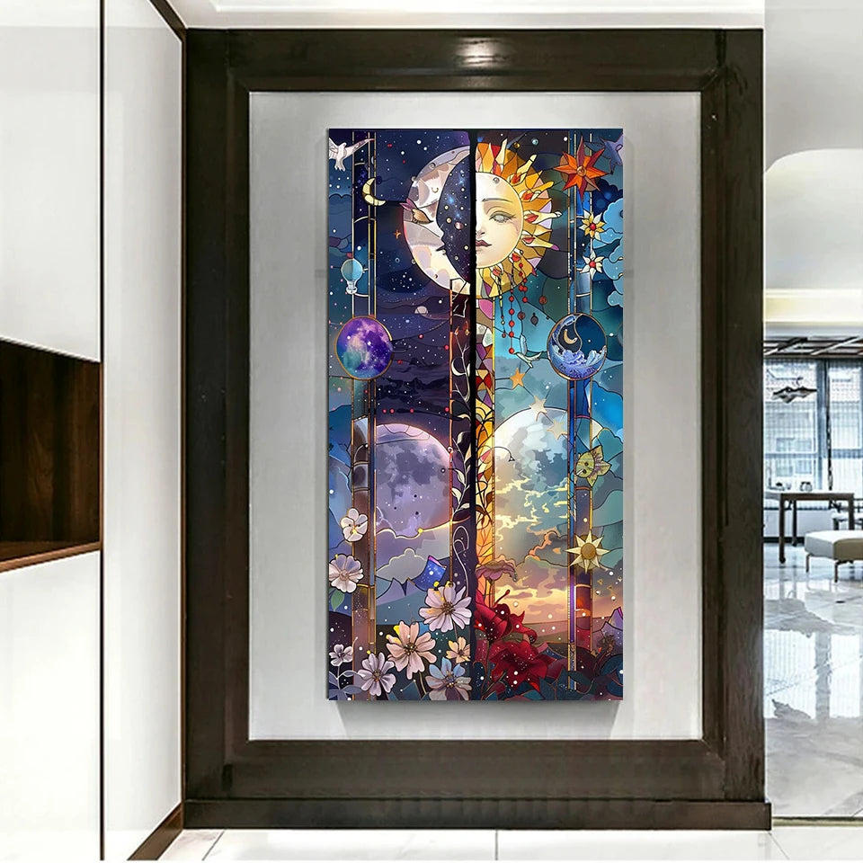 Sun & Moon Landscape Diamond Painting Collection