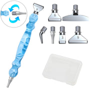 TwistTip Resin Diamond Painting Pen – Metal or Plastic Tip Options option D SkyBlue Metal Tip