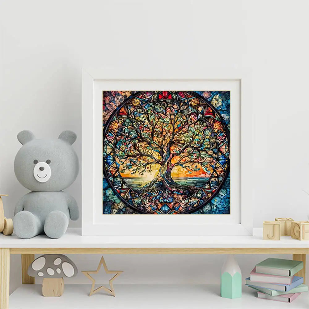 Abstract Tree Landscape Diamond Painting Kit