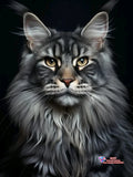 Majestic Maine Coons – Cat Diamond Painting Collection