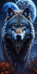 Wildwood Wolves – Abstract Wolf Diamond Painting Collection